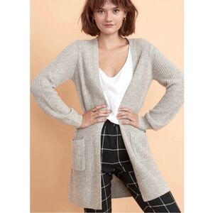 ⭐Final Sale Price⭐Marine Layer Ribbed Cabin Long Cardigan Sweater Oatmeal XS